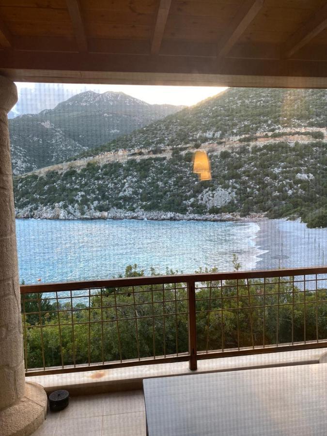 Secret Arcadia Bay - Maisonette Breathtaking Sea & Mountain View-Just On The Beach Agios Andreas  Buitenkant foto